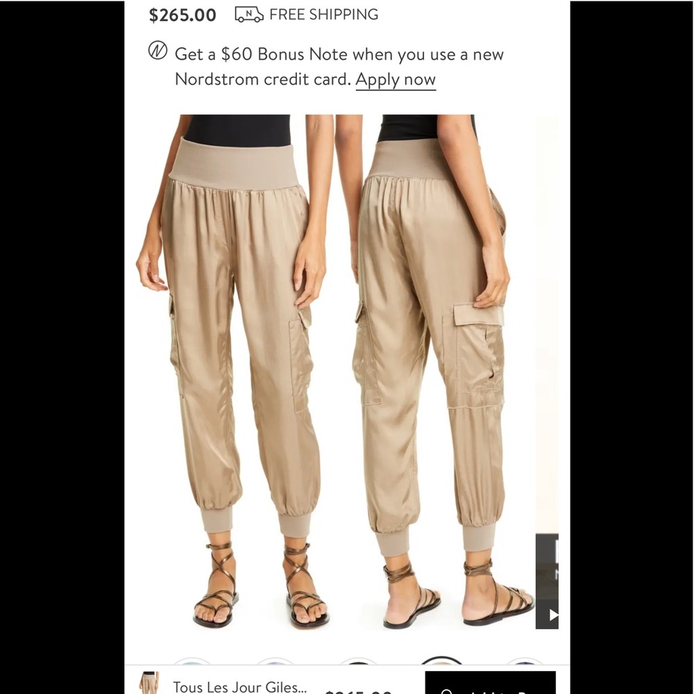 Super adorable chic pants in pewter